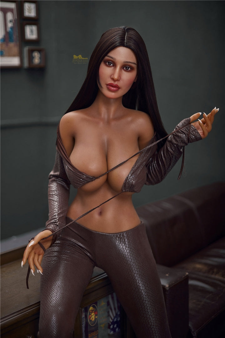 165cm G cup silicone wheat skin sex doll Irontech doll