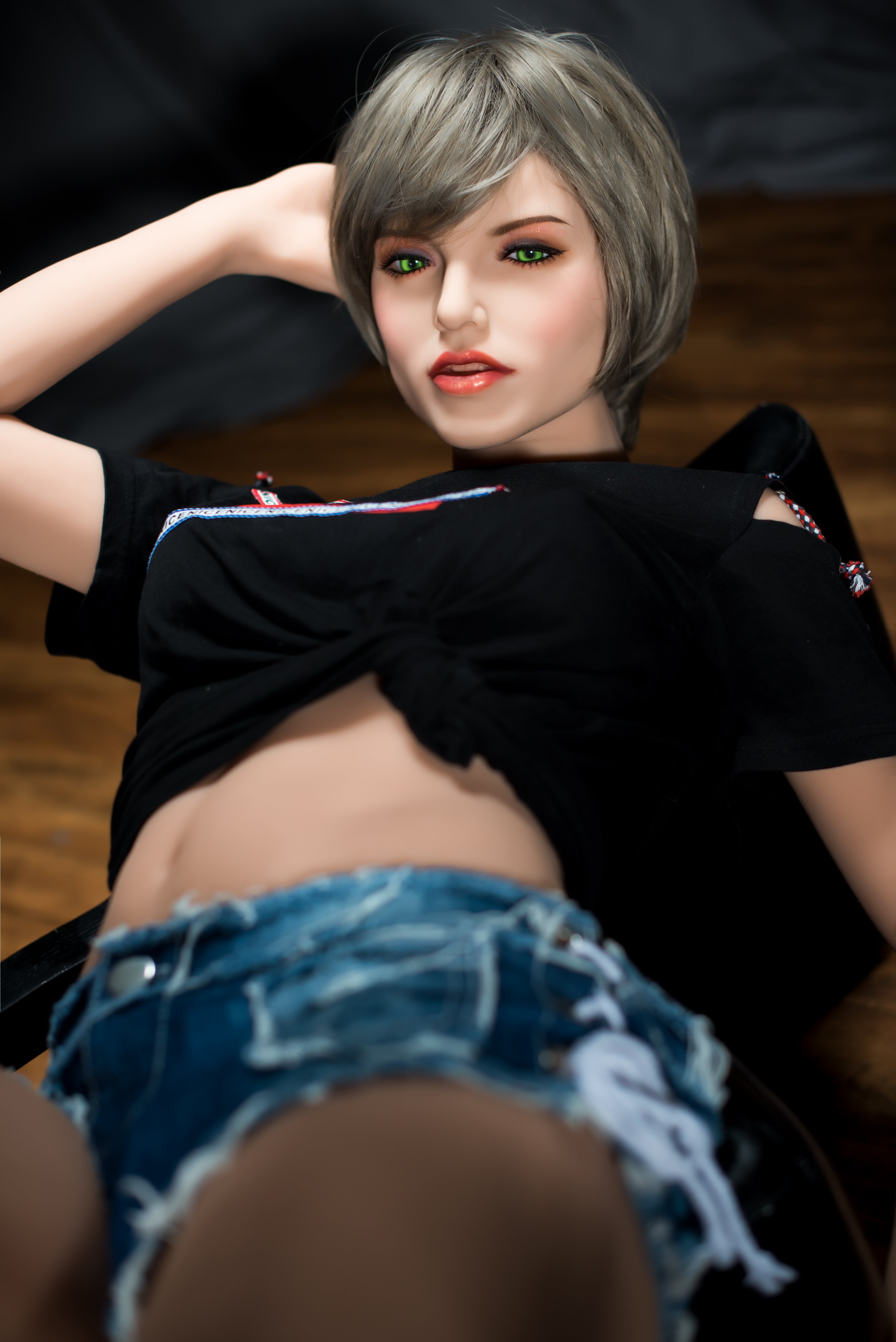 160cm short hair small breasts B cup sex doll 6YE Doll