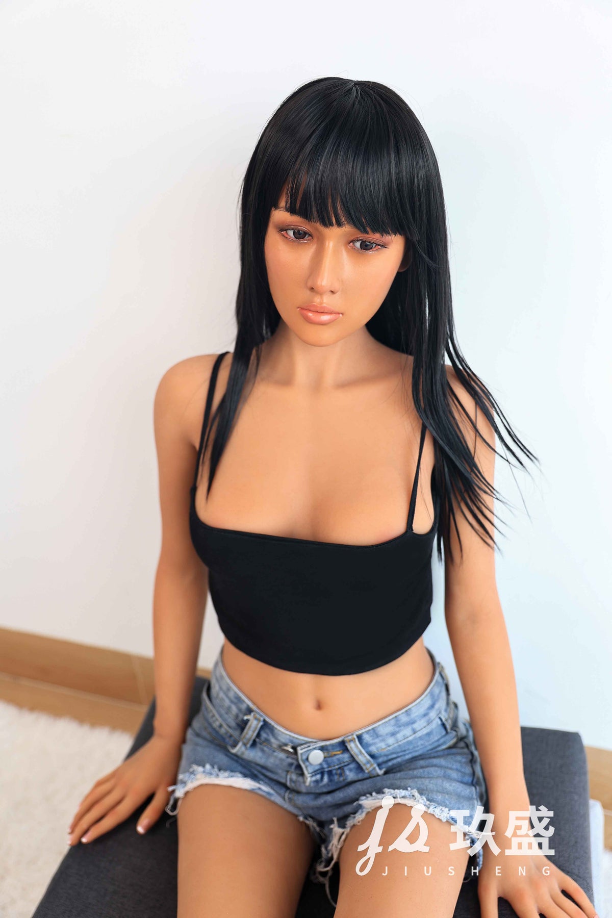 163cm Sexy Real Doll Silicone Head + TPE Body Jiusheng Doll