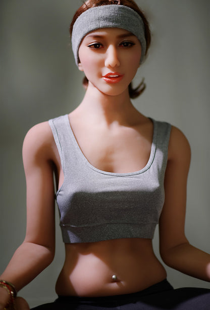 170cm Yoga Female Instructor TPE Fitness Sex Doll 6YE Doll