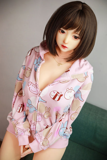 145cm Japanese sex doll short hair beautiful girl COSDoll