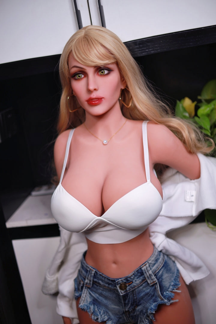 158cm sexy curve big breast sex doll Fire doll