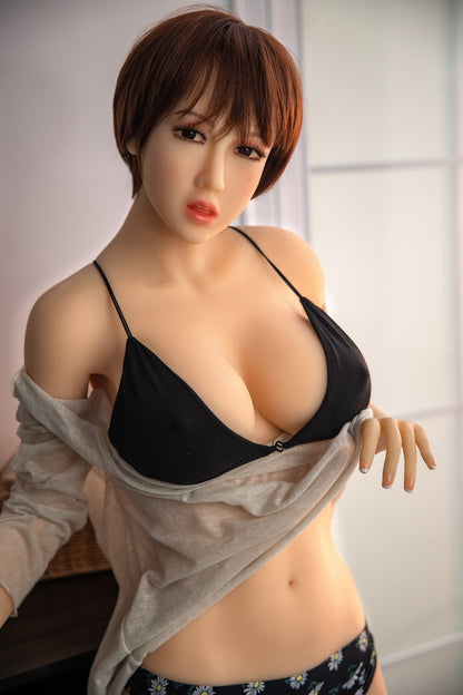 165cm short hair love doll asian sexy doll