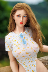 160cm Big Breast Sexy Curvy Sex Doll TPE Body + Silicone Head 6YE Doll