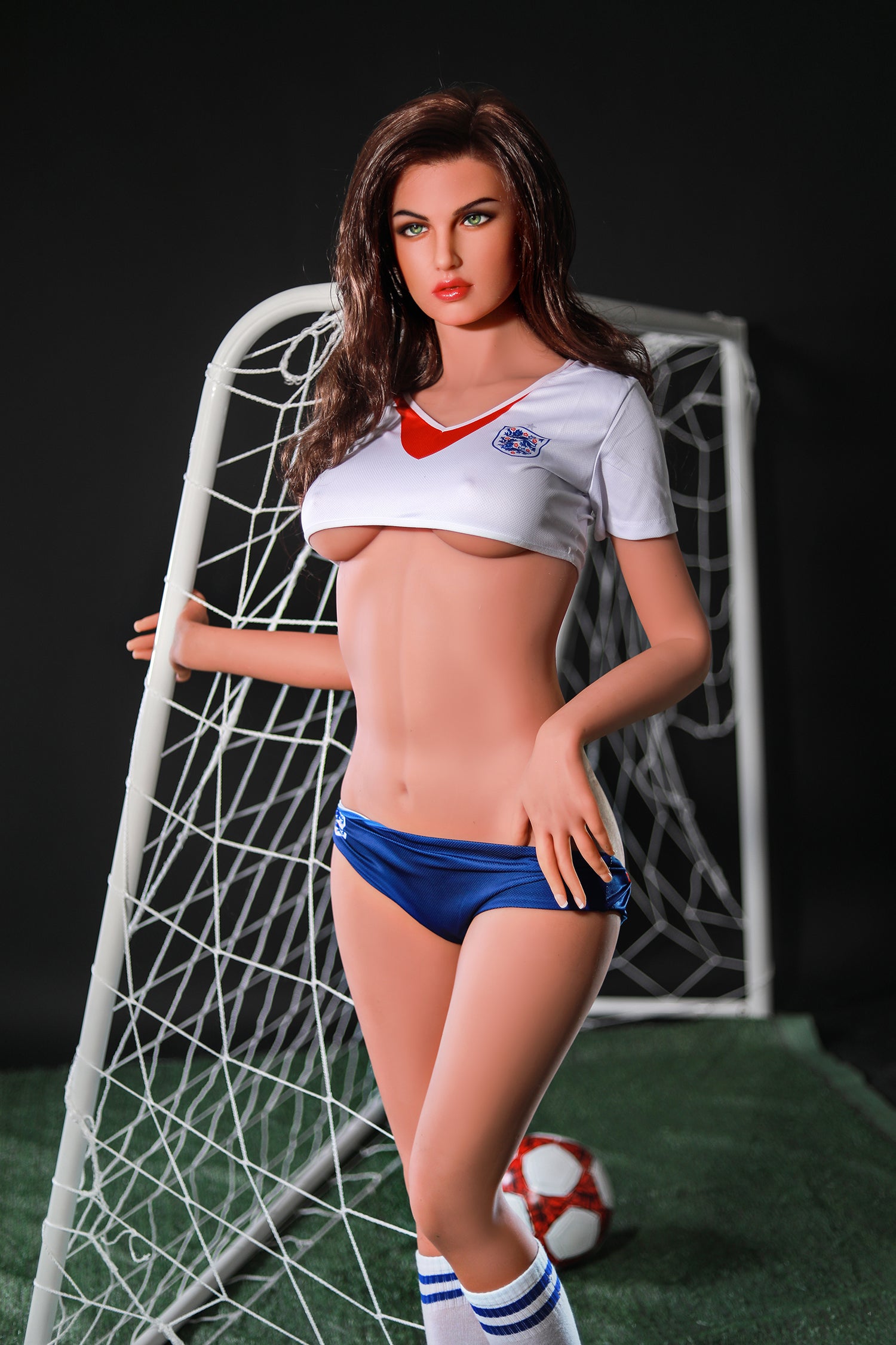 173cm tall sexy soccer babe sports sex doll silicone head TPE body Rosretty Doll