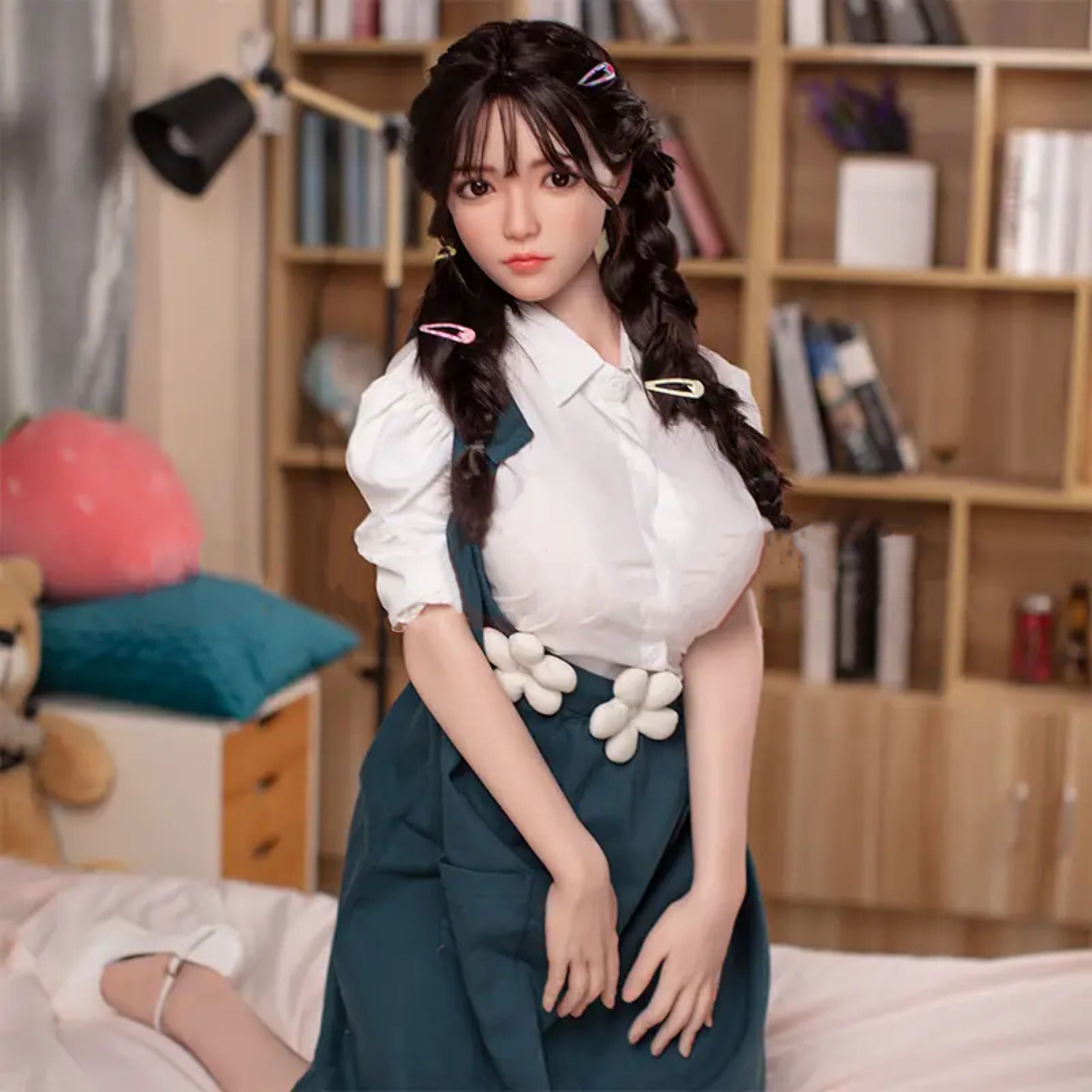 160cm Silicone Doll D Cup Asian Girl Mai JX Doll