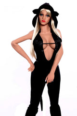 165cm Gloria life-size silver hair catwoman sex doll Climax Doll