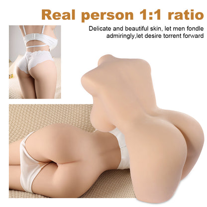 Mona 70.54LB Fat Sex Doll Torso Life Size Realistic Big Boobs Ass Male Masturbation Sexy Toy