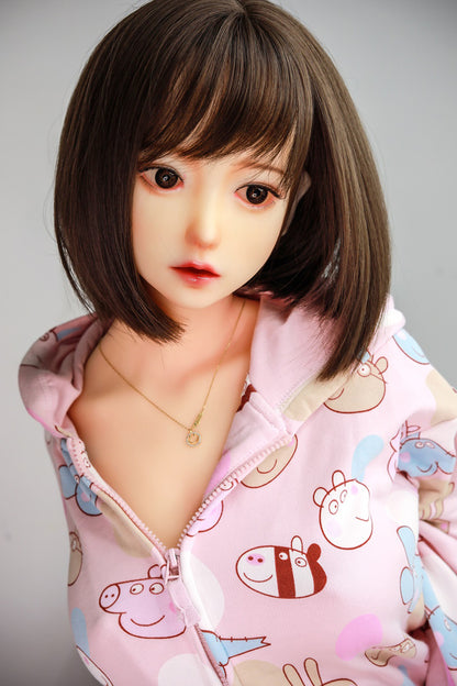 145cm Japanese sex doll short hair beautiful girl COSDoll