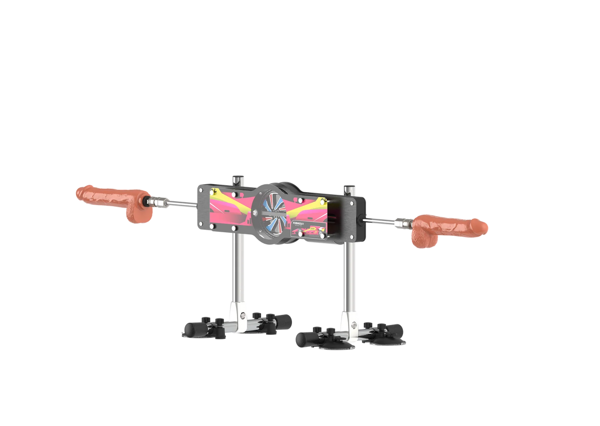 Double-sided fuck machine with vibration and heating functions