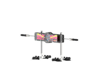 Double-sided fuck machine with vibration and heating functions