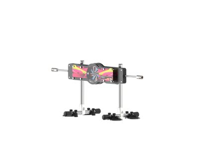 Double-sided fuck machine with vibration and heating functions