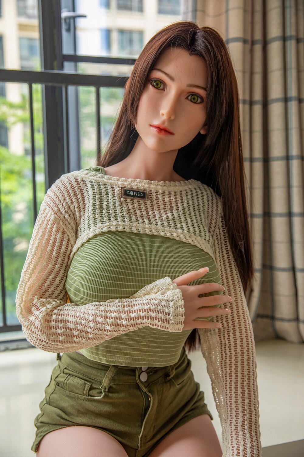 170cm tall sexy model D cup sex doll silicone head + TPE body Galaxy doll