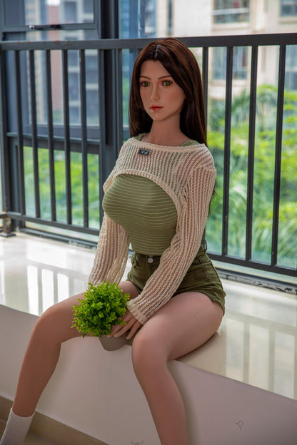 170cm tall sexy model D cup sex doll silicone head + TPE body Galaxy doll