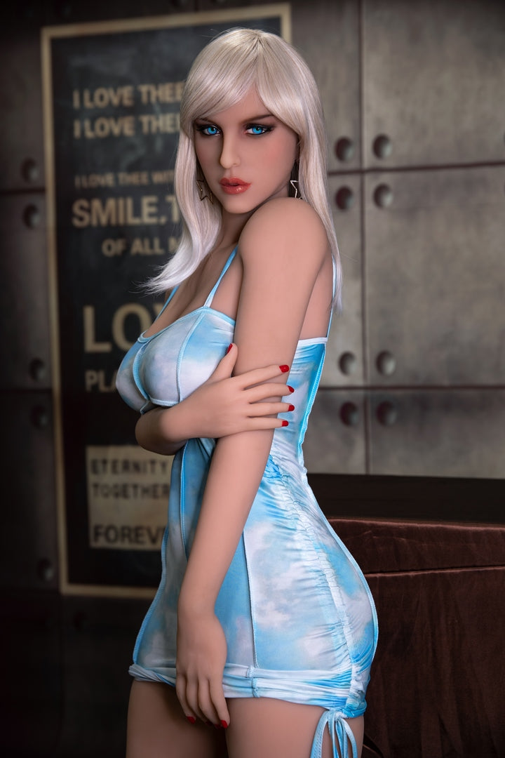 163cm white hair medium chest sexy curvy sex doll 6YE Doll