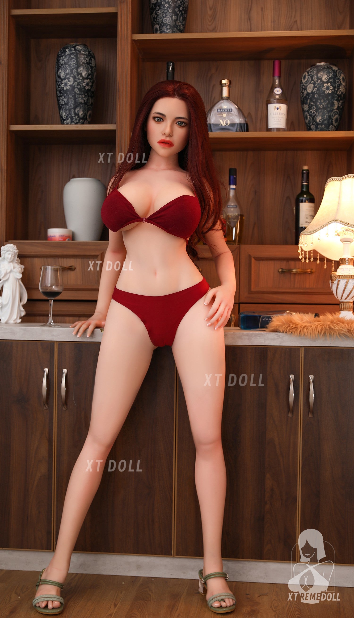 157cm Hailey F-cup Silicone head TPE body sex doll XT Doll -13