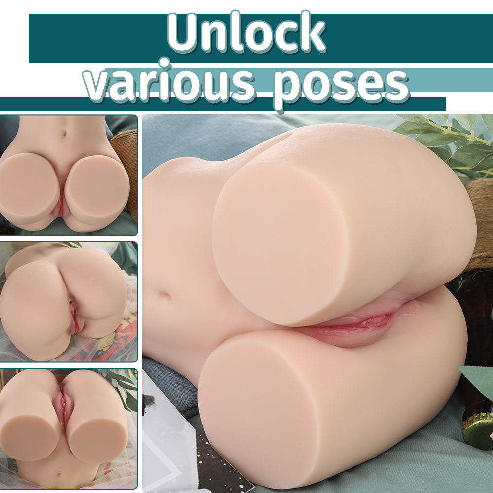 Tess 8.22LB Female Life-size Big Butt Love Doll Torso Men Masturbation Adult Toys