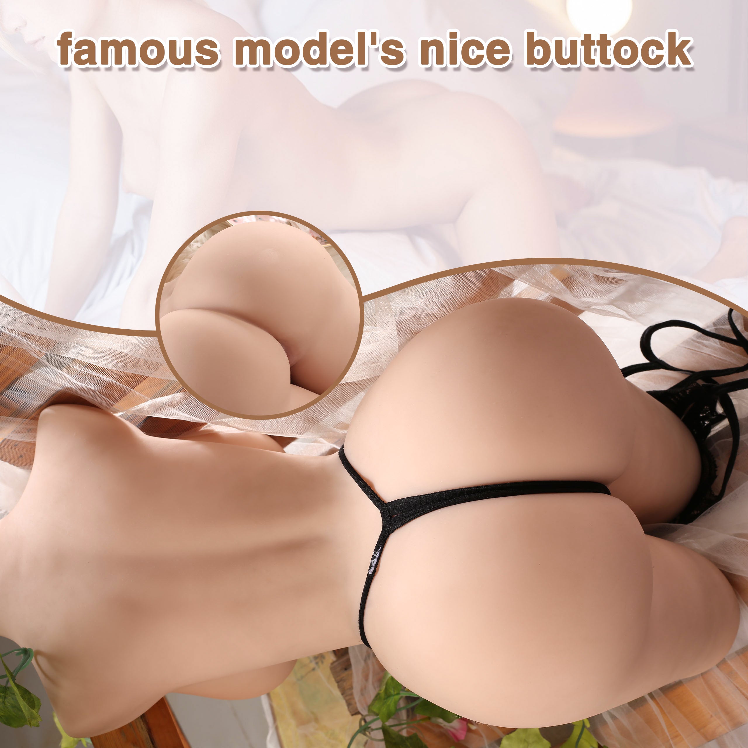 Page High Quality Realistic Big Breast Ass Torso Sex Dolls 18.29LB Female Life Size Love Doll Male Adult Sexy Toy