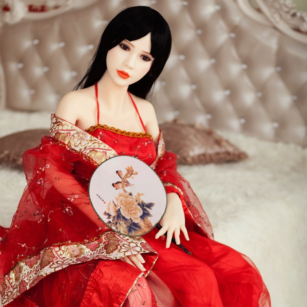 158cm black long hair ancient style beauty doll DL Doll