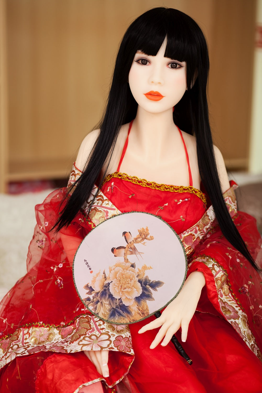 158cm black long hair ancient style beauty doll DL Doll