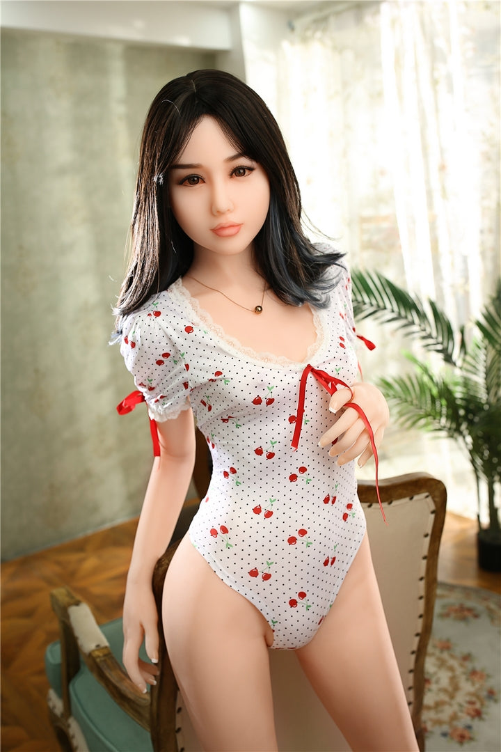 Saya165cm Asian fair skin small breast doll TPE Irontech doll