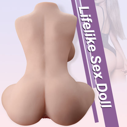 Lorlan 9.45LB Beautiful Sex Doll Torso Adult Love Dolls Realistic Pocket Pussy Ass Sexy Toys