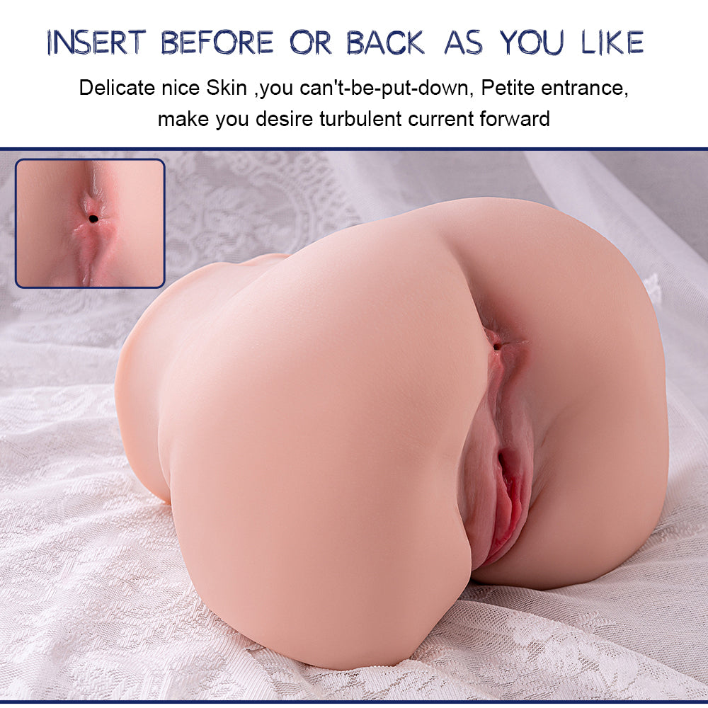 7.9LB Lifelike Dolls Realistic Vibrating Ass Sex Toy Torso Masturbation Big Butt Olga