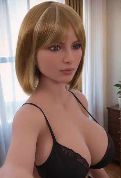 AIBEI doll 153cm blonde short hair sexy big breasts TPE sex doll