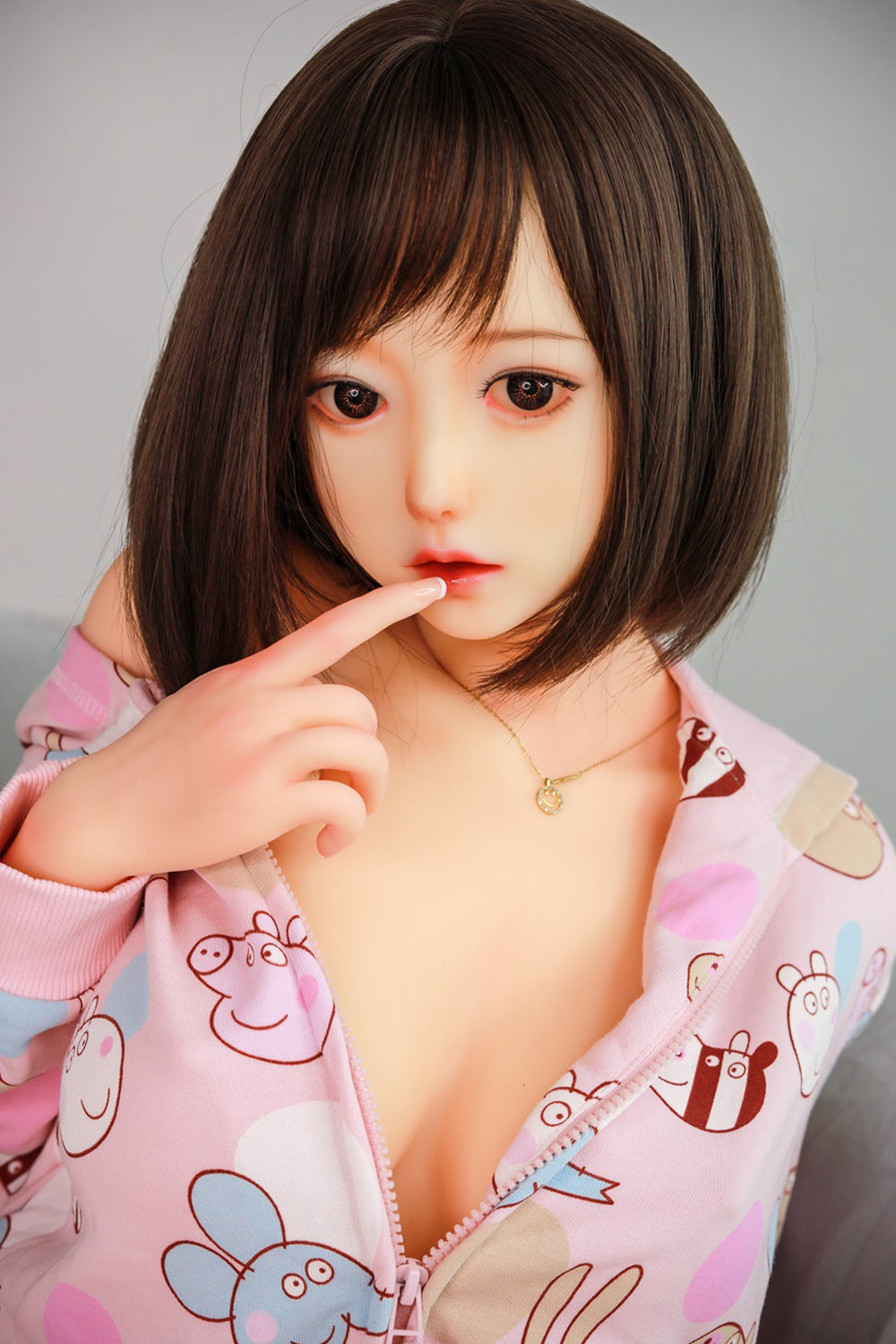 145cm Japanese sex doll short hair beautiful girl COSDoll