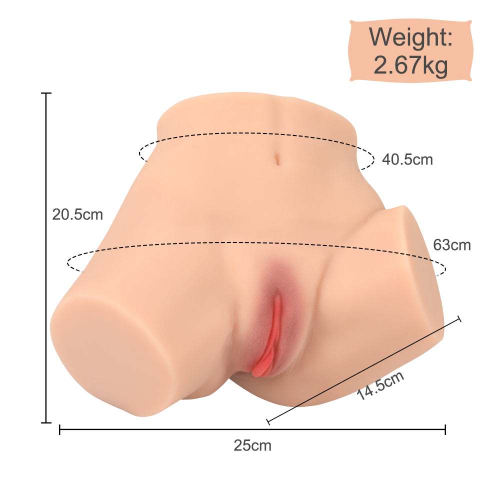 Eva  Love Doll Realistic Female 5.89LB Big Butt Torso Male Masturbator Adult Sex Toy