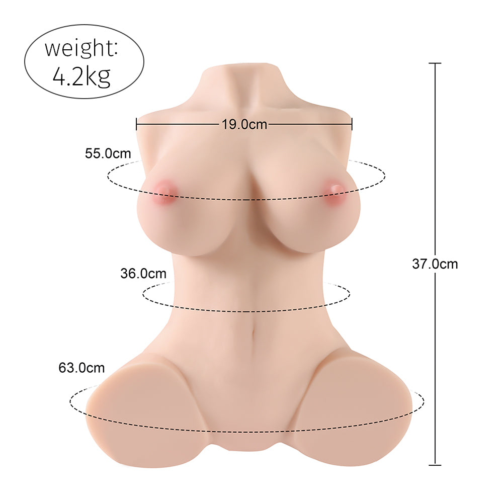 Lorlan 9.45LB Beautiful Sex Doll Torso Adult Love Dolls Realistic Pocket Pussy Ass Sexy Toys