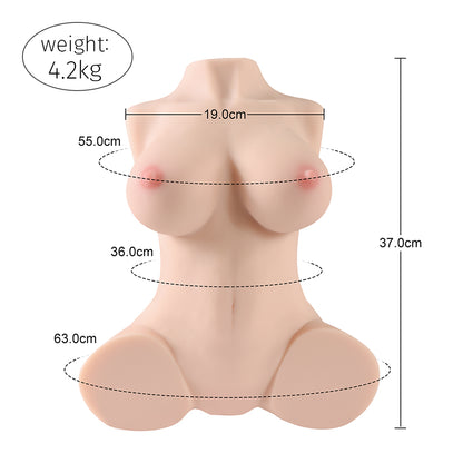 Lorlan 9.45LB Beautiful Sex Doll Torso Adult Love Dolls Realistic Pocket Pussy Ass Sexy Toys