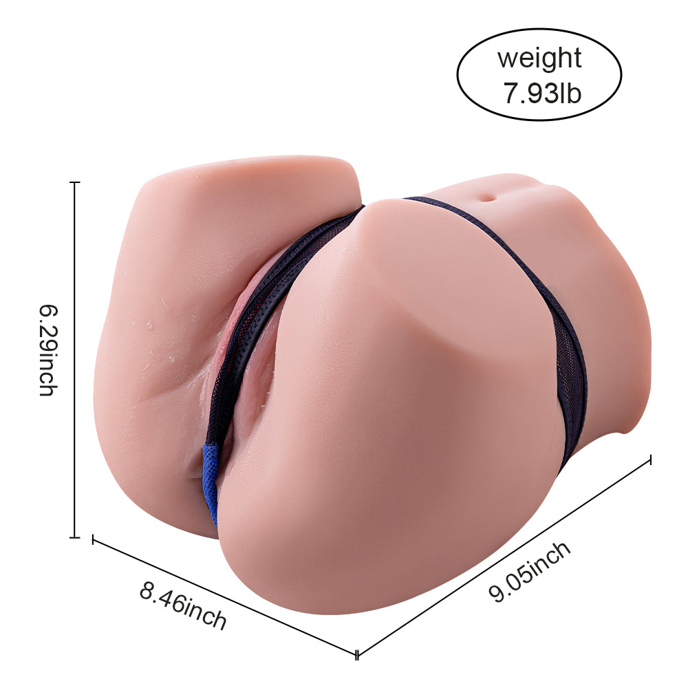 7.9LB Lifelike Dolls Realistic Vibrating Ass Sex Toy Torso Masturbation Big Butt Olga