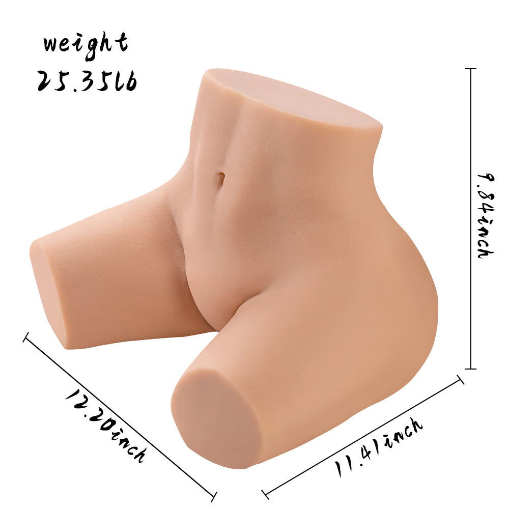 ChuYulu Realistic Sexy Female Big Butt Love Sex Doll Torso 25.35LB Sexy Adult Toy