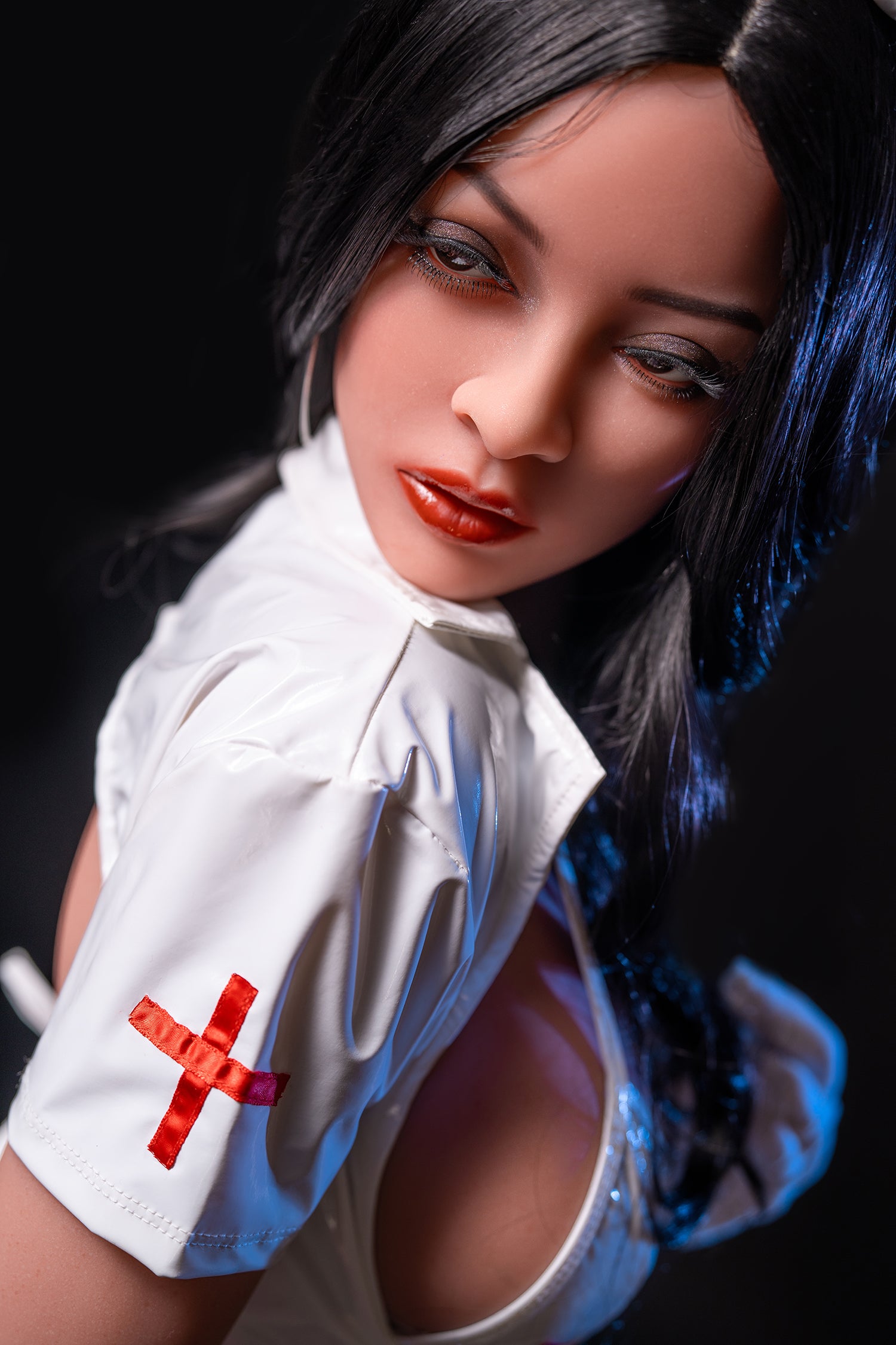 152cm wheat skin nurse uniform C cup cosplay sex doll Rosretty Doll