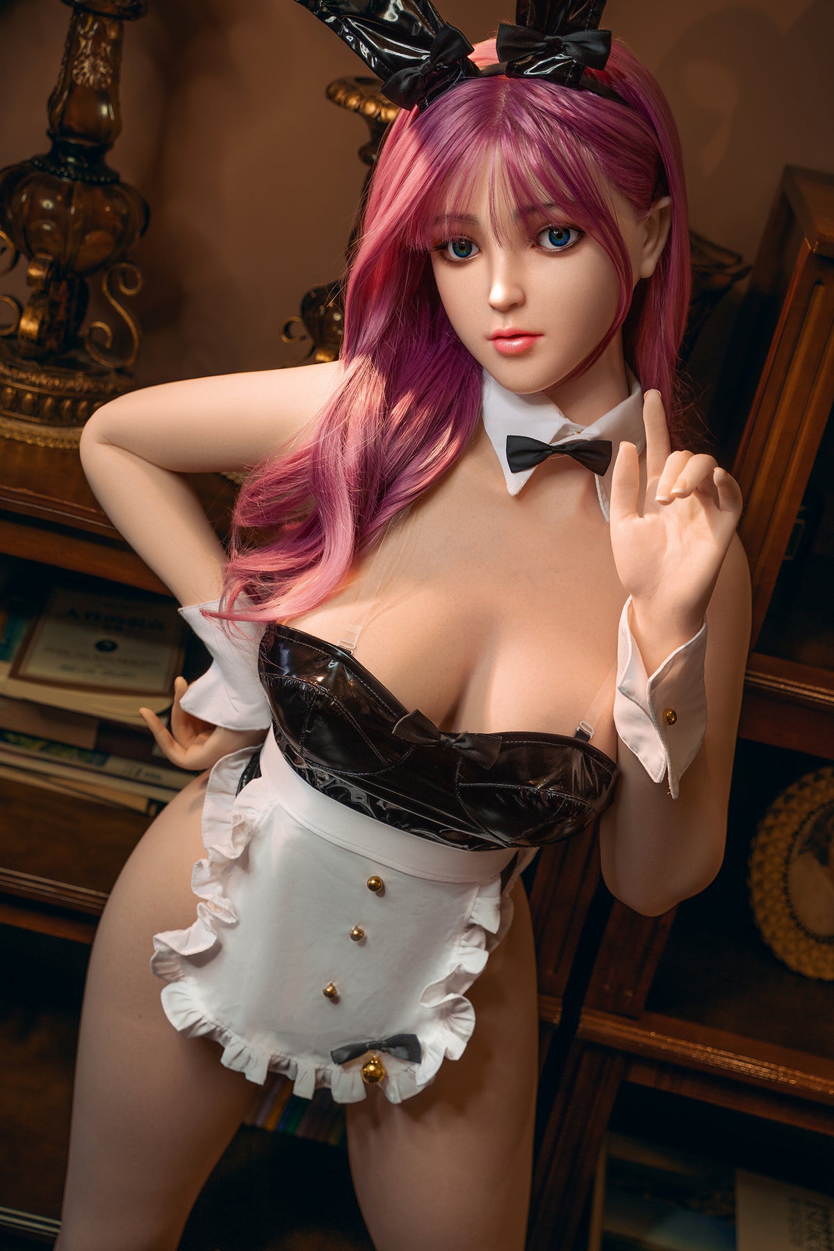 158cm purple hair high-end real doll fantasy silicone sex doll Rosretty Doll