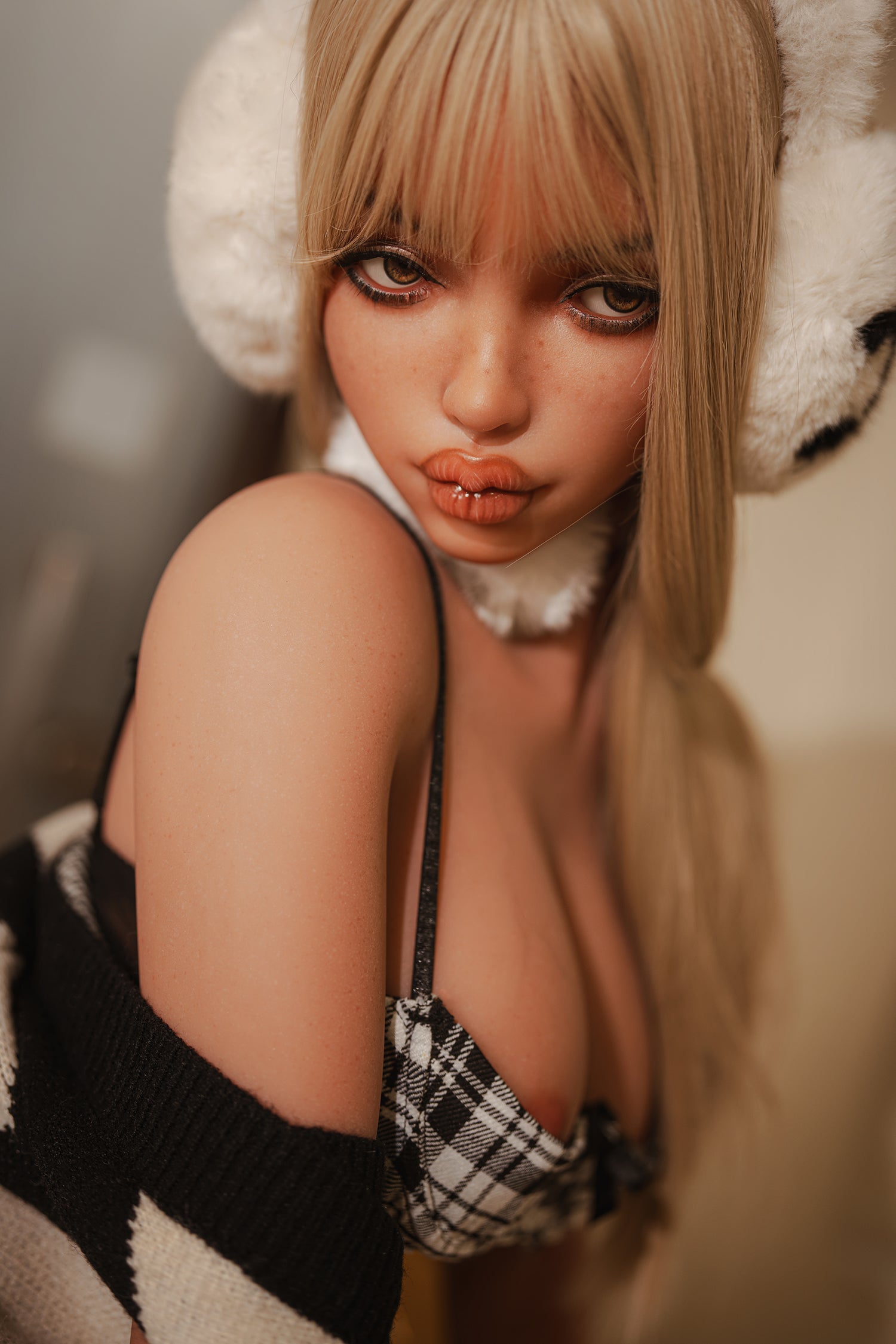 152cm Amanda C cup silver hair sex doll Rosretty Doll