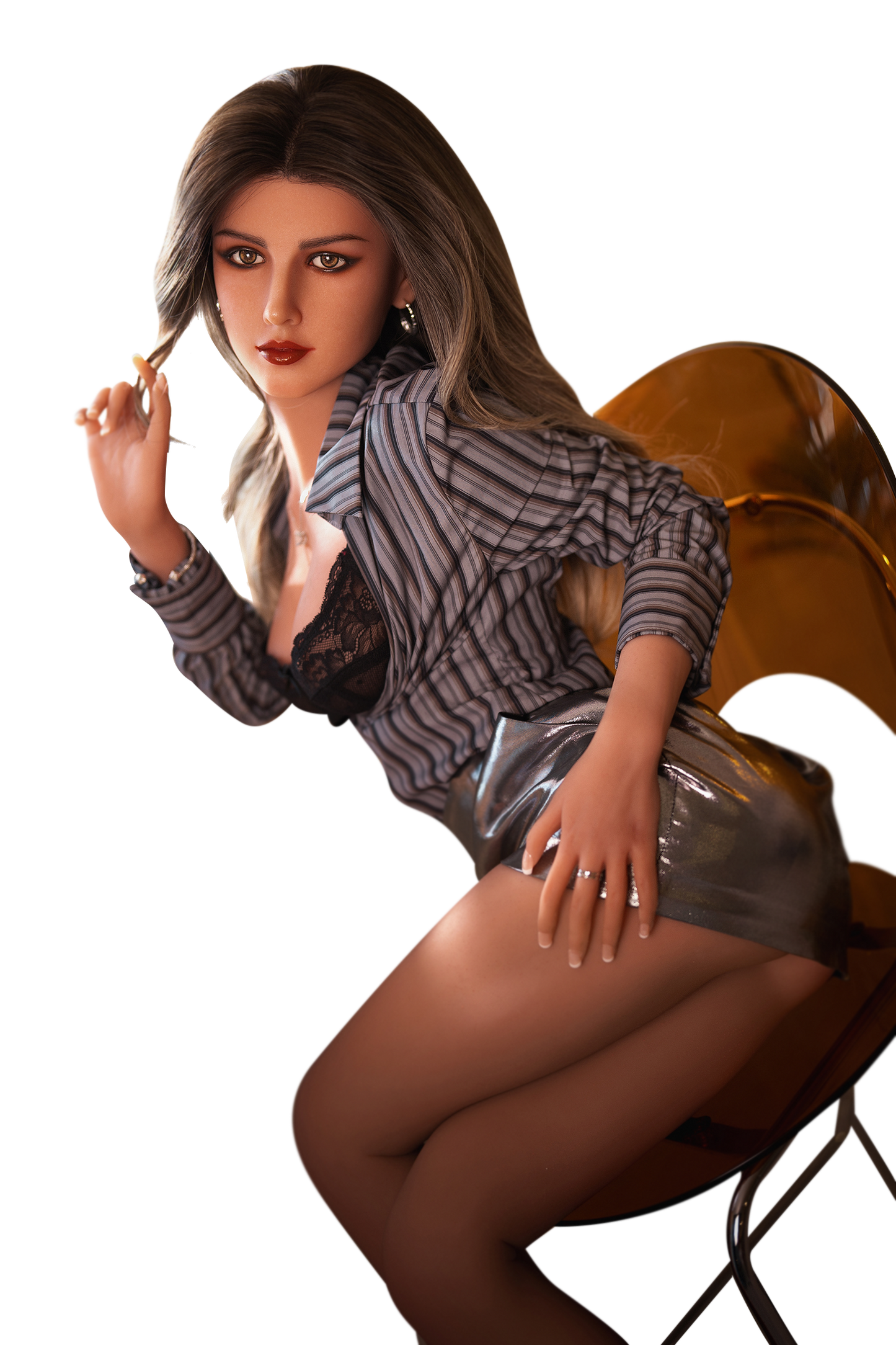 166cm Mixed Race Pretty Girl C Cup Slim Sex Doll Rosretty Doll