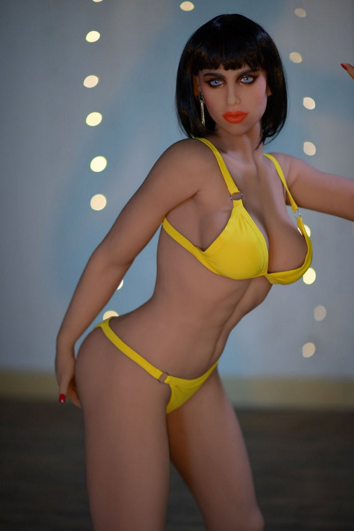 154cm short hair muscle line realistic TPE fitness sex doll HR Doll