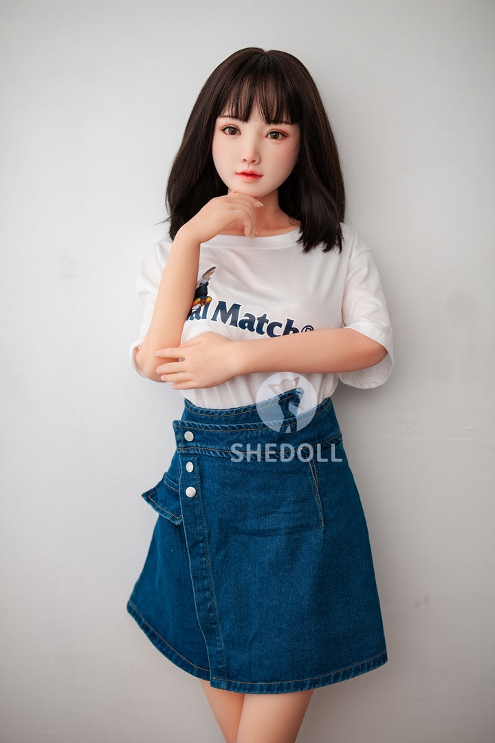 148cm short C cup realistic Japanese sex doll SHE Doll Xiaoqingtian