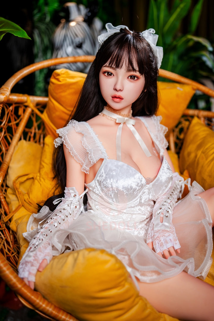 148cm  white dress princess C cup Japanese lifelike sex doll SHE Doll