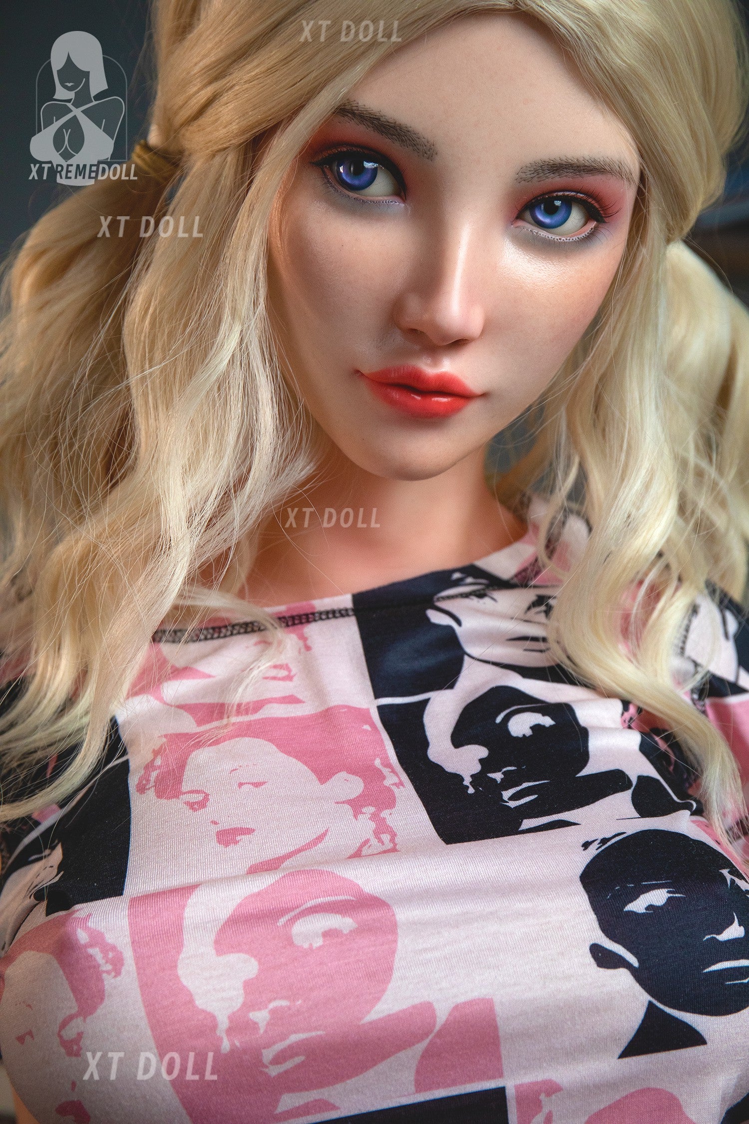 163cm Scarlett C-cup Sexy Blonde Sex Doll Silicone Head TPE Body XT Doll -12