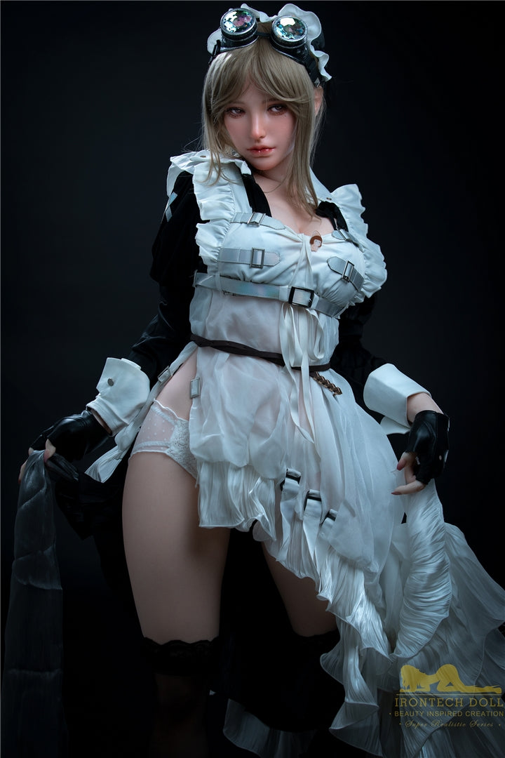 165cm big breasts realistic sex doll maid outfit G cup Irontech doll