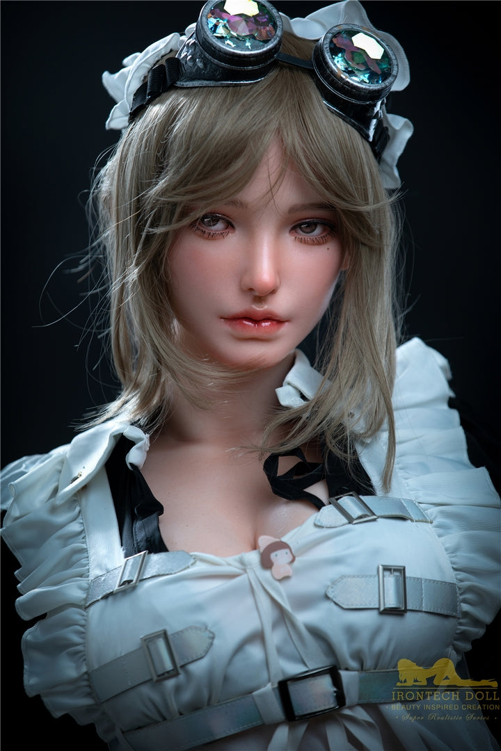 165cm big breasts realistic sex doll maid outfit G cup Irontech doll