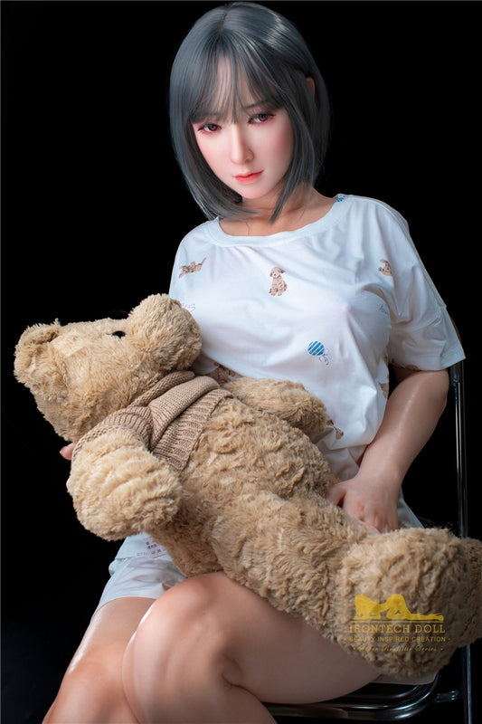 165cm G cup short hair silicone Japanese sex doll Irontech doll