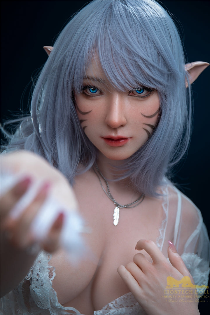 166cm Silicone Cat Girl Elf Sex Doll C Cup Irontech doll