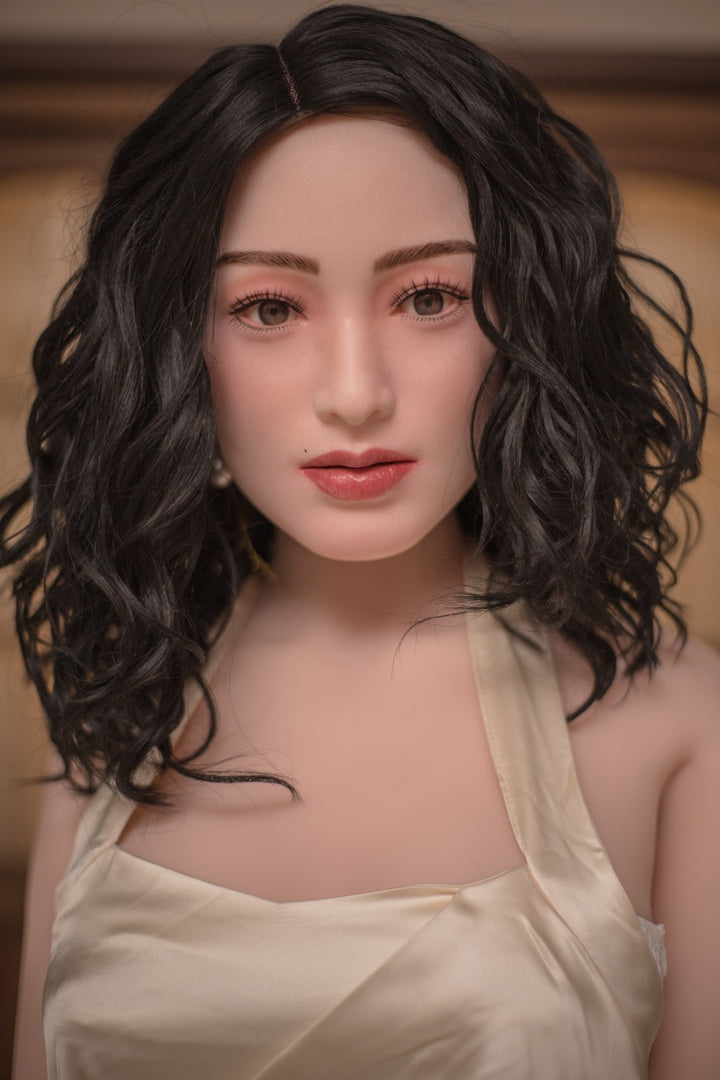 157cm Sharla C cup silicone head + TPE body realistic luxury sex doll Climax Doll