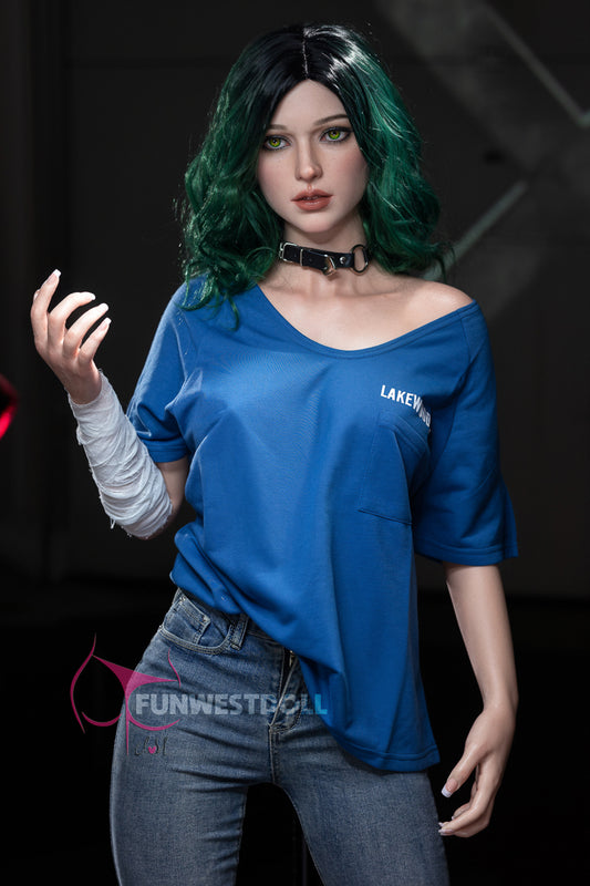 157cm Funwest Doll #045S White Alexa D Cup silicone sex doll