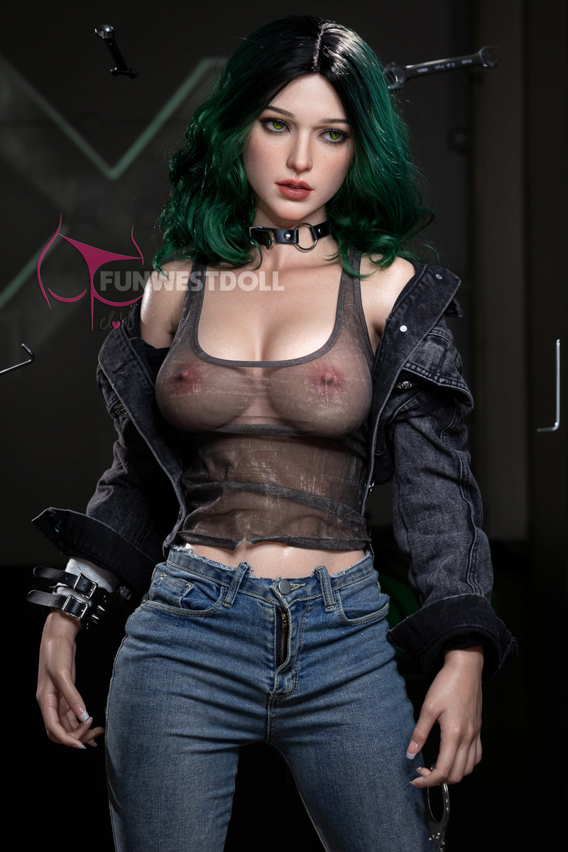 157cm Funwest Doll #045S White Alexa D Cup silicone sex doll