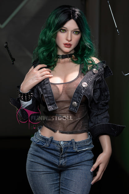 157cm Funwest Doll #045S White Alexa D Cup silicone sex doll